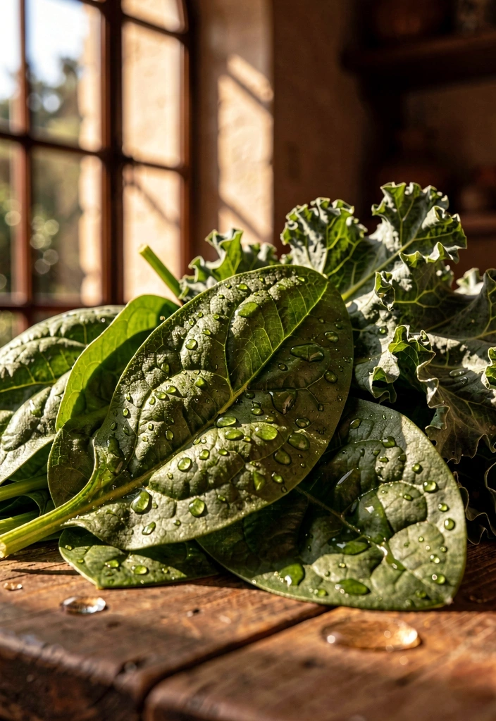 Hojas verdes frescas